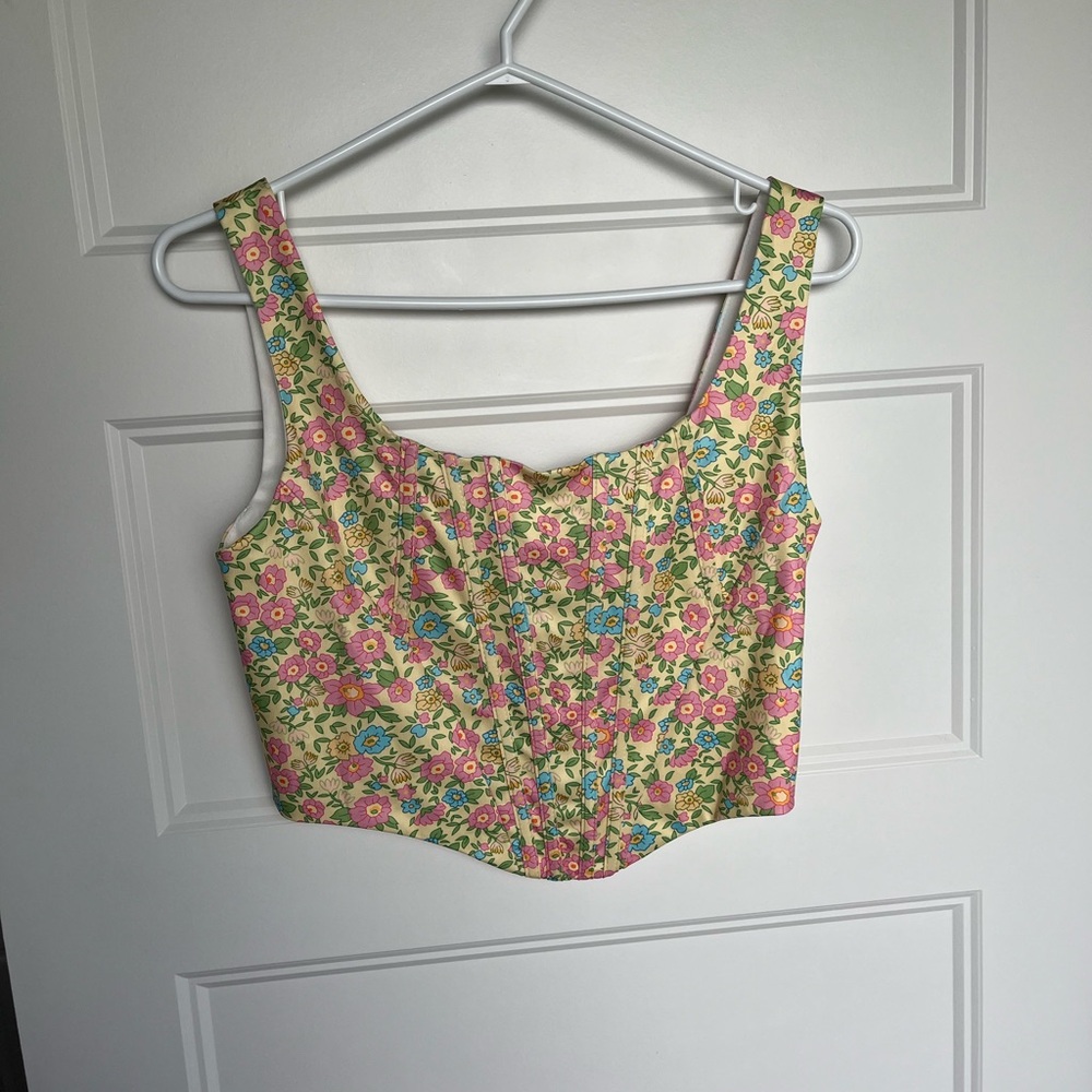 Floral Corset Top